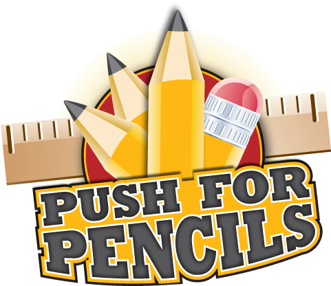 Push For Pencils Logo - Logo About School Supplies Stores (528x480)