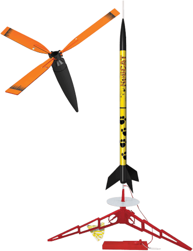 Helicat Combo With Helicopter Recovery - Estes Industries (500x500)