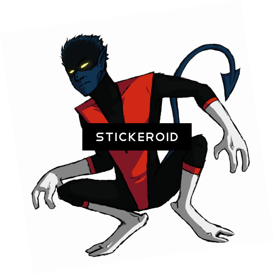 Nightcrawler X-men Superheroes - Nightcrawler Png (902x903)