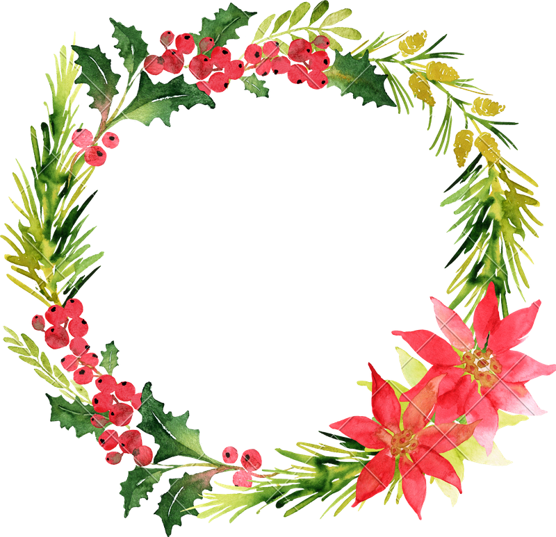 Christmas With Twigs - Wreath (800x773)