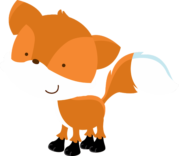 Baby Woodland Animals Clip Art - Loteria De Letras Formato Mediano (620x541)