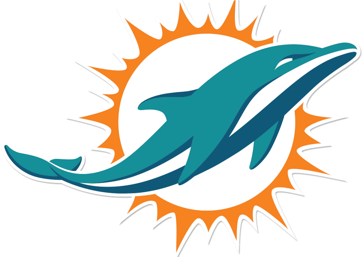 Miami Marlins Jose Fernandez Stickers Png - Miami Dolphins Logo (1368x855)
