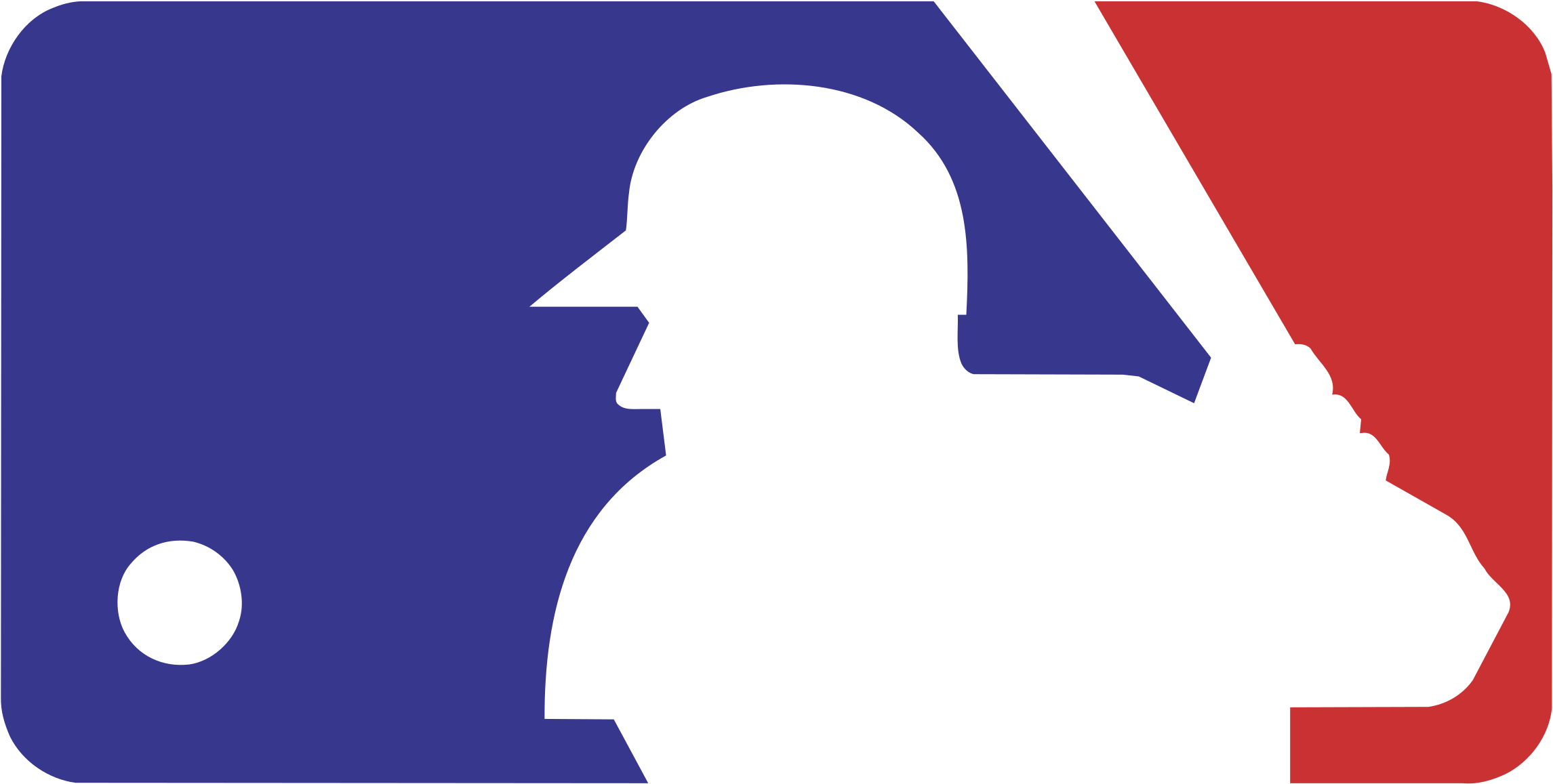 Mlg Logo Without Name - Major League Baseball Logo Free (2400x2400)