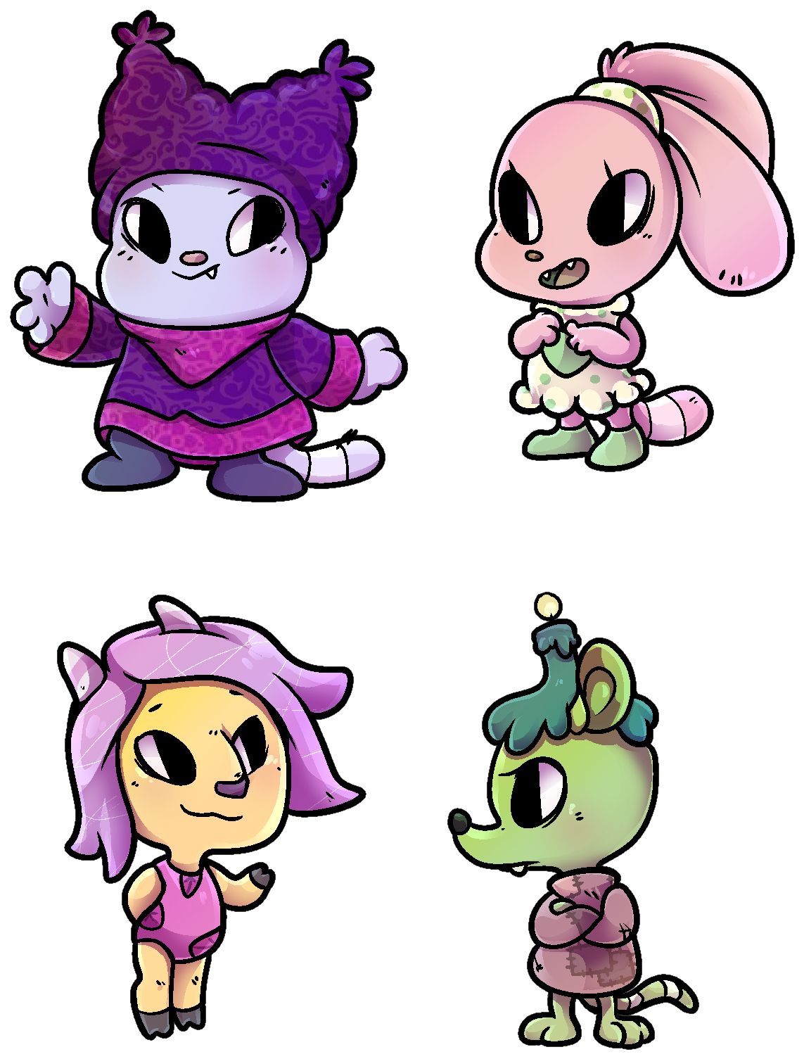 Chowder Stickers - Chowder Y Ceviche (1275x1650)