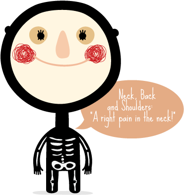 What Your Body Thinks Of Massage - Cartoon (375x500)