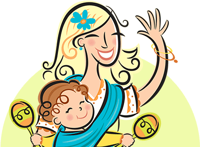 Fitness Clipart Baby - Salsa Babies (420x339)