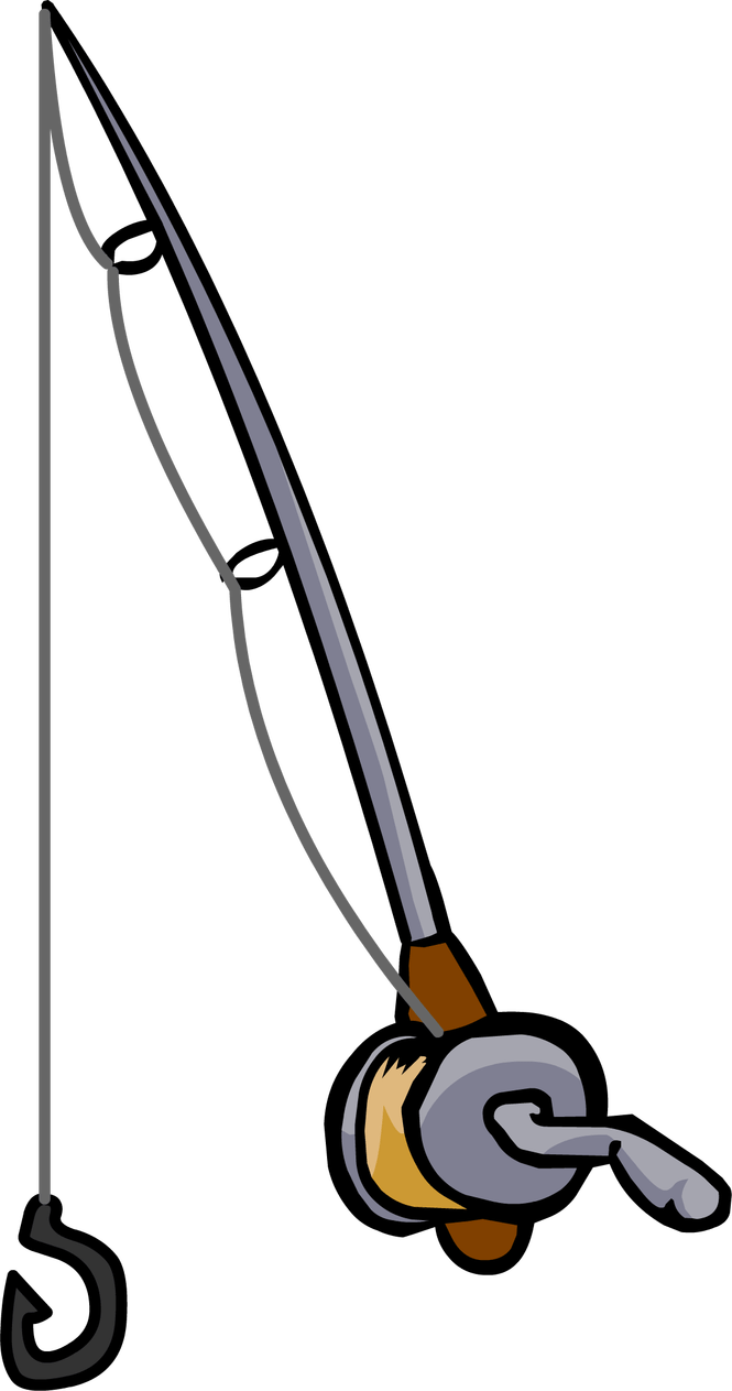 Fishing Picture The Best Fish Rod Image - Fishing Rod Clipart Black And White (665x1263)