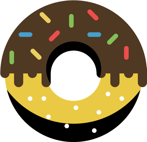 512 X 512 3 - Donut Flat Png (512x512)