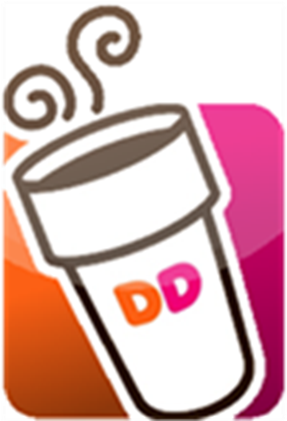 Dunkin Donuts Clipart Dankin - Transparent Dunkin Donuts Logo (420x420)