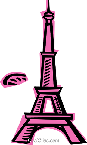 Eiffel Tower Royalty Free Vector Clip Art Illustration - Tower (289x480)