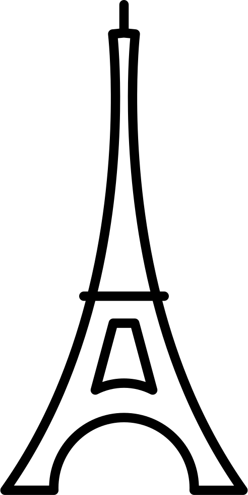 Eiffel Tower Png - Eiffel Tower (492x980)