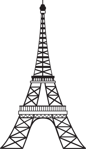 Artist Impression Of Eiffel Tower - Eiffel Tower Png (280x487)