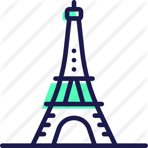 Eiffel Tower Free Icon - Eiffel Tower (512x512)