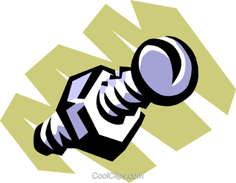 Nut & Bolt Royalty Free Vector Clip Art Illustration - Graphic Design (480x372)