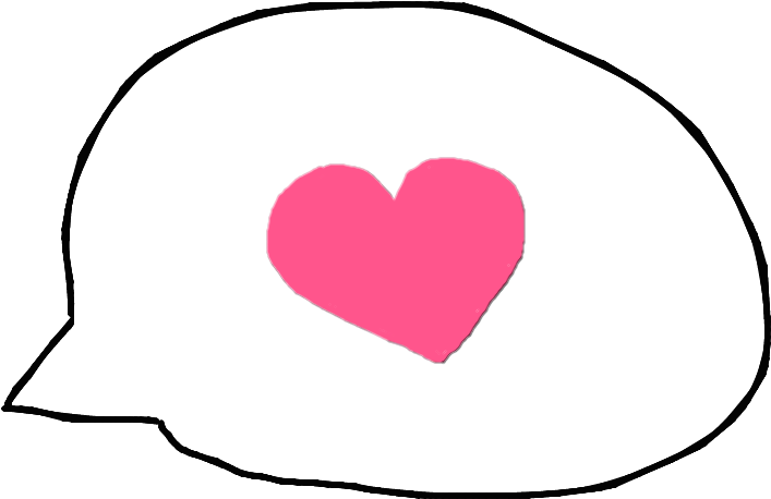 Speech Bubble By Pinkkitty - Thought Bubble Heart Png (965x611)