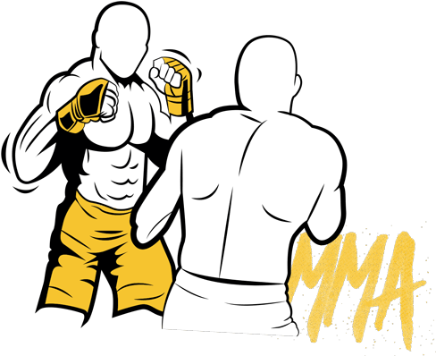 Australia's Most Well-known And Experienced Mma Pioneer - Cartoon (500x397)