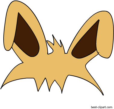 Easter Bunny Ears, Free Clip Art - Easter Bunny Ears, Free Clip Art (378x360)