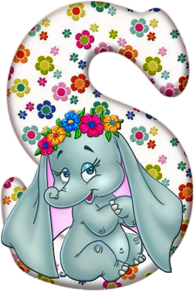Jungle Clipart Rainforest Biome - Letras Del Abecedario Con Elefantes (631x948)