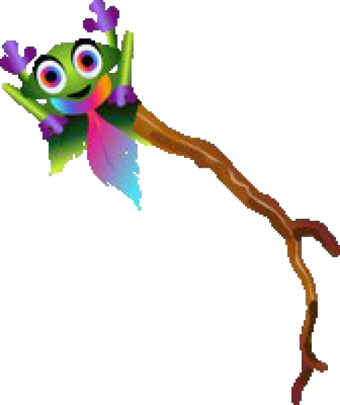 Free Png Rainforest Nomi Twig Green Png - Cartoon (480x572)