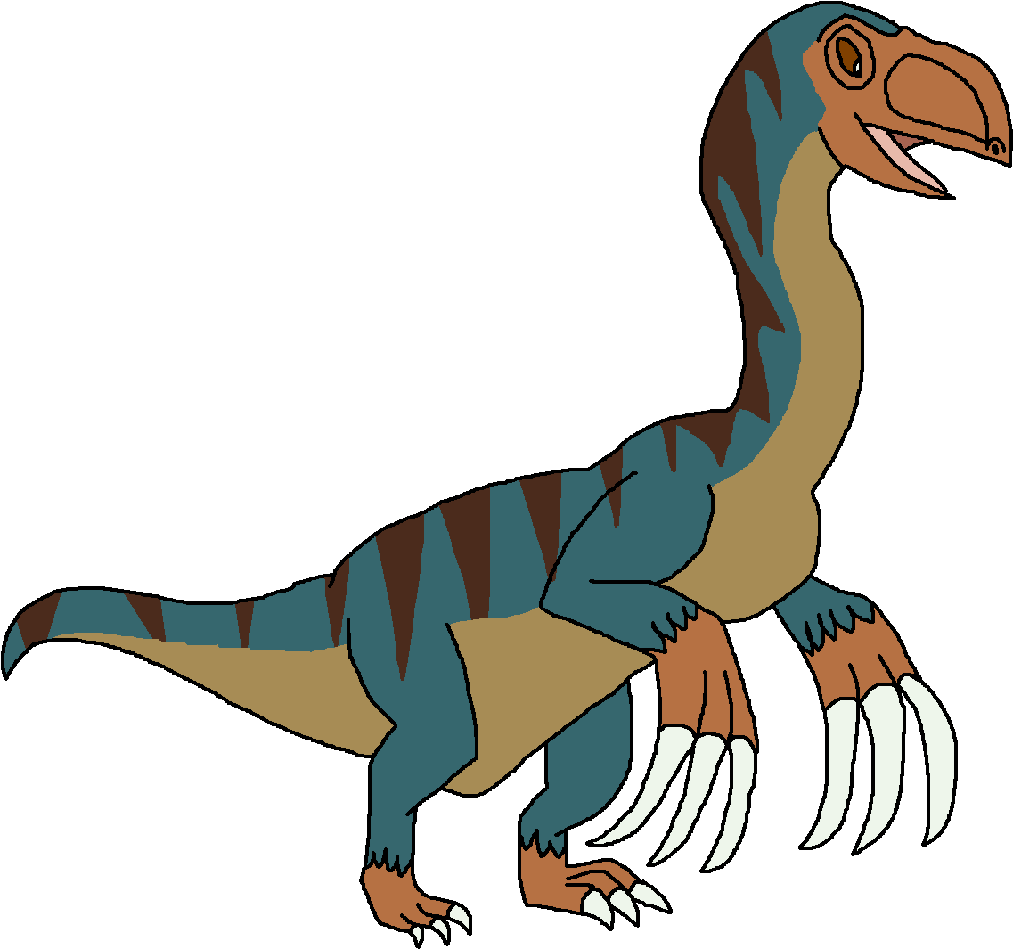 Dinosaurs Clipart Dinosaur Land - Therizinosaurus Clipart (1157x1087)