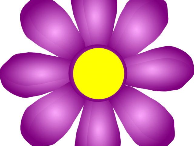 Mauve Clipart Hot Pink Rose - Violet Petal Clipart (640x480)