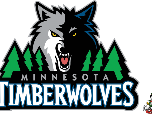 Minnesota Timberwolves Clipart Carrot - Retro Minnesota Timberwolves Logo (640x480)