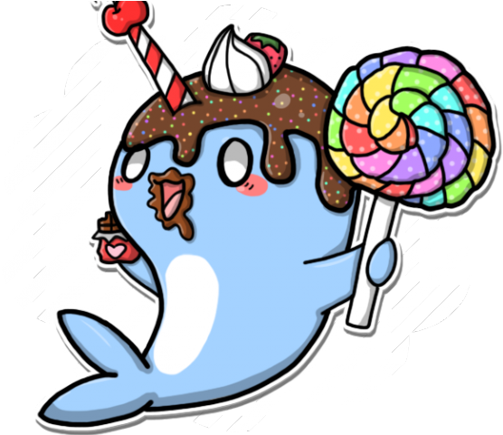 Drawn Narwhal Oblyvian - Narwhal Cartoon (640x480)