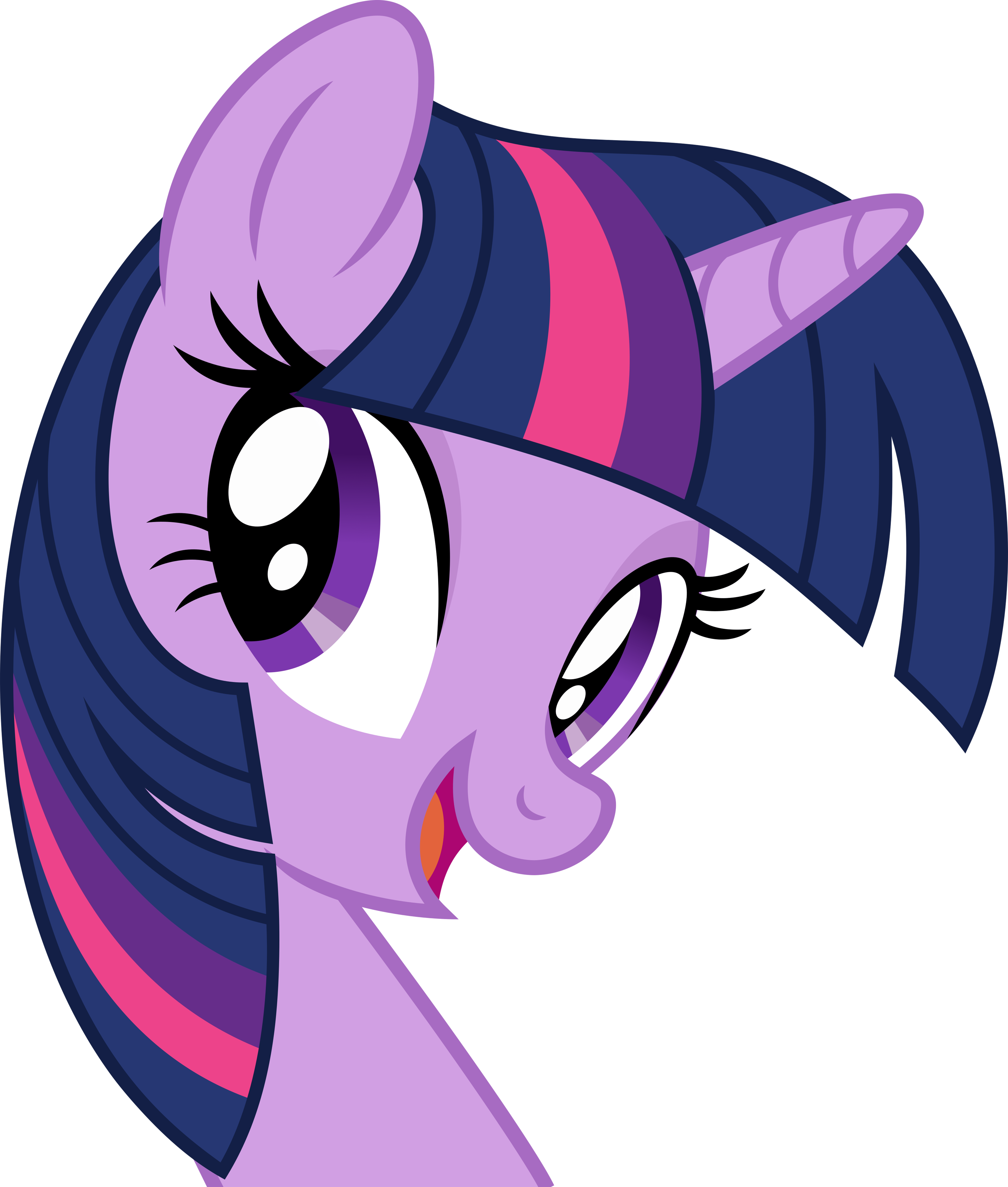 Mlp Fim Twilight Sparkle Happy Vector - Mlp Fim Twilight Sparkle Happy Vector (7000x8238)
