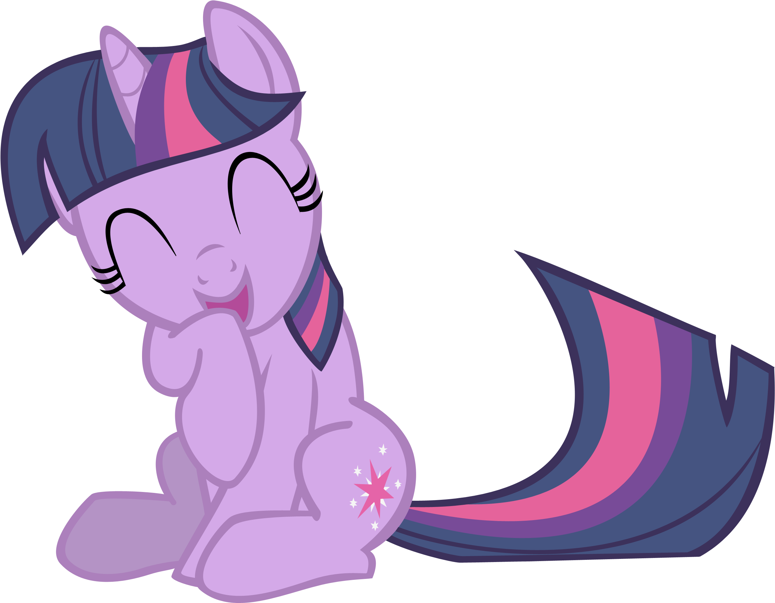 Twilight Sparkle Vector By Scootaloooo On Deviantart - Twilight Sparkle Vector Sitting (3000x2400)