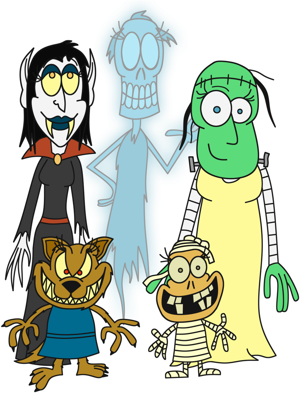 The Ghouls Of Grimwood By Sumperson The Ghouls Of Grimwood - Cartoon (1024x1271)