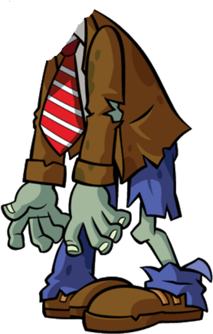 Image Headless Png Plants Vs Zombies Roleplay Ⓒ - Zumbis Plantas Vs Zumbis (561x926)