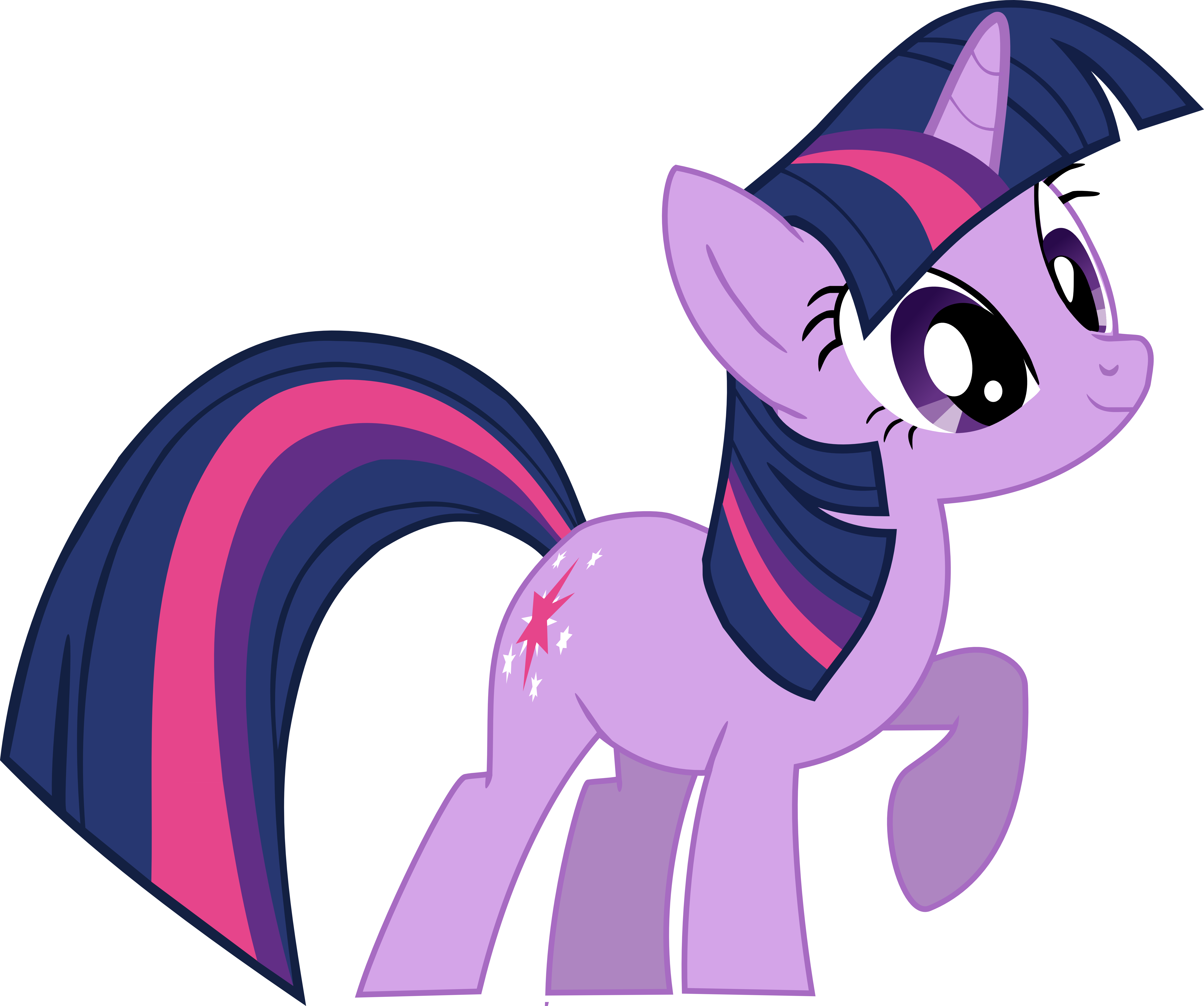 Twilight Sparkle Happy Vector - Twilight Sparkle Vector Happy (6000x5012)