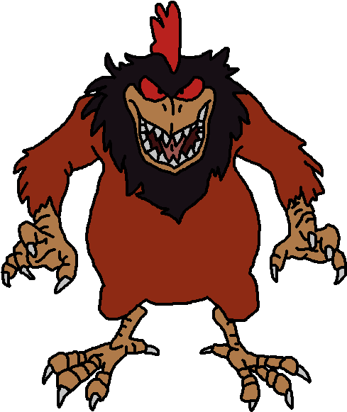 Ghoul Chicken By Patrikjorgensen - Cartoon (522x600)