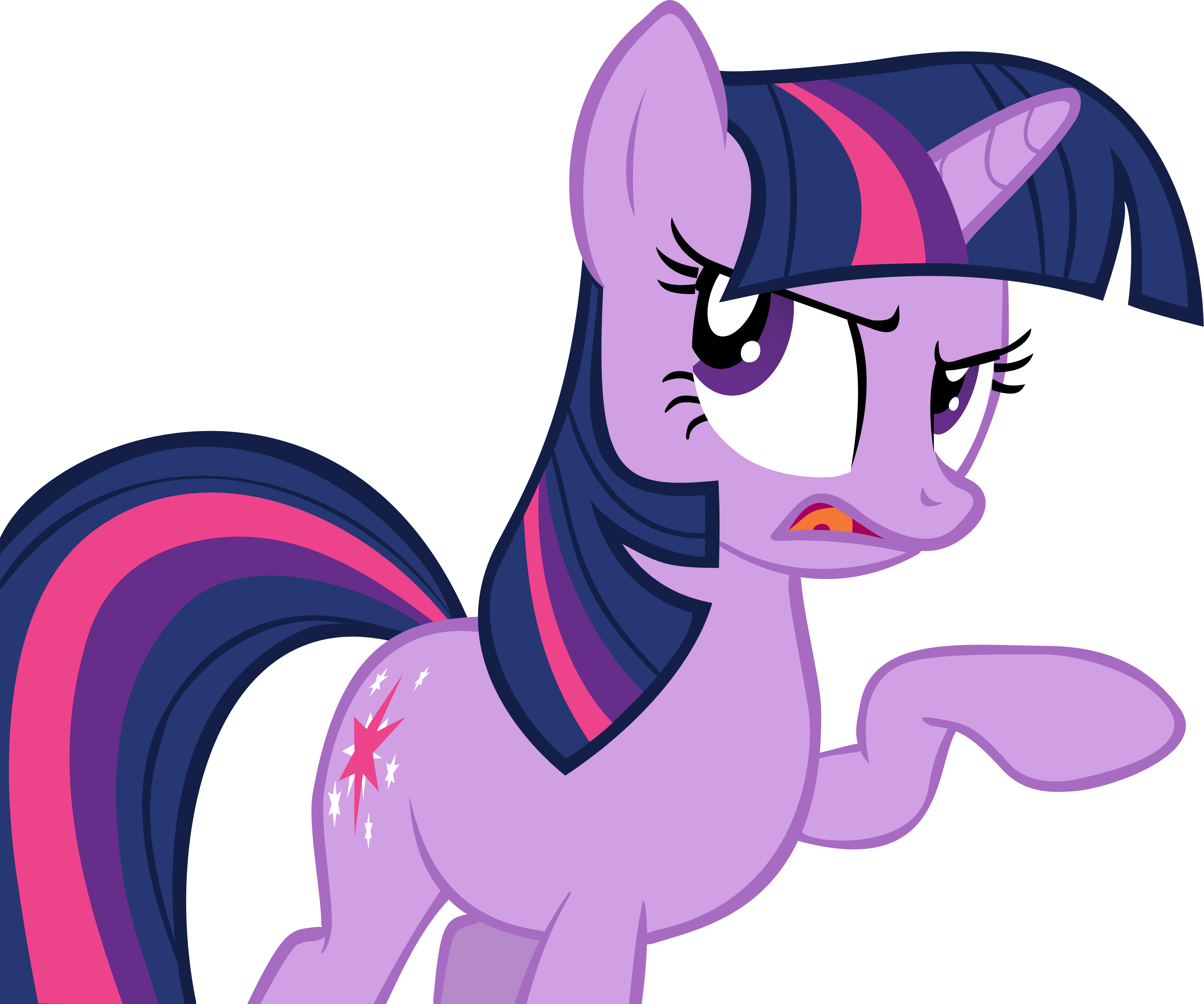 Twilight Sparkle Blowing Raspberries (4000x3335)
