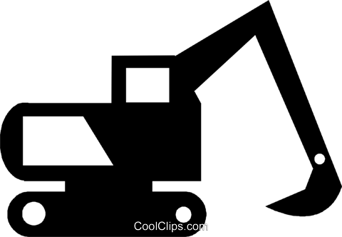 Backhoe - Retroescavadora Clipart (480x332)