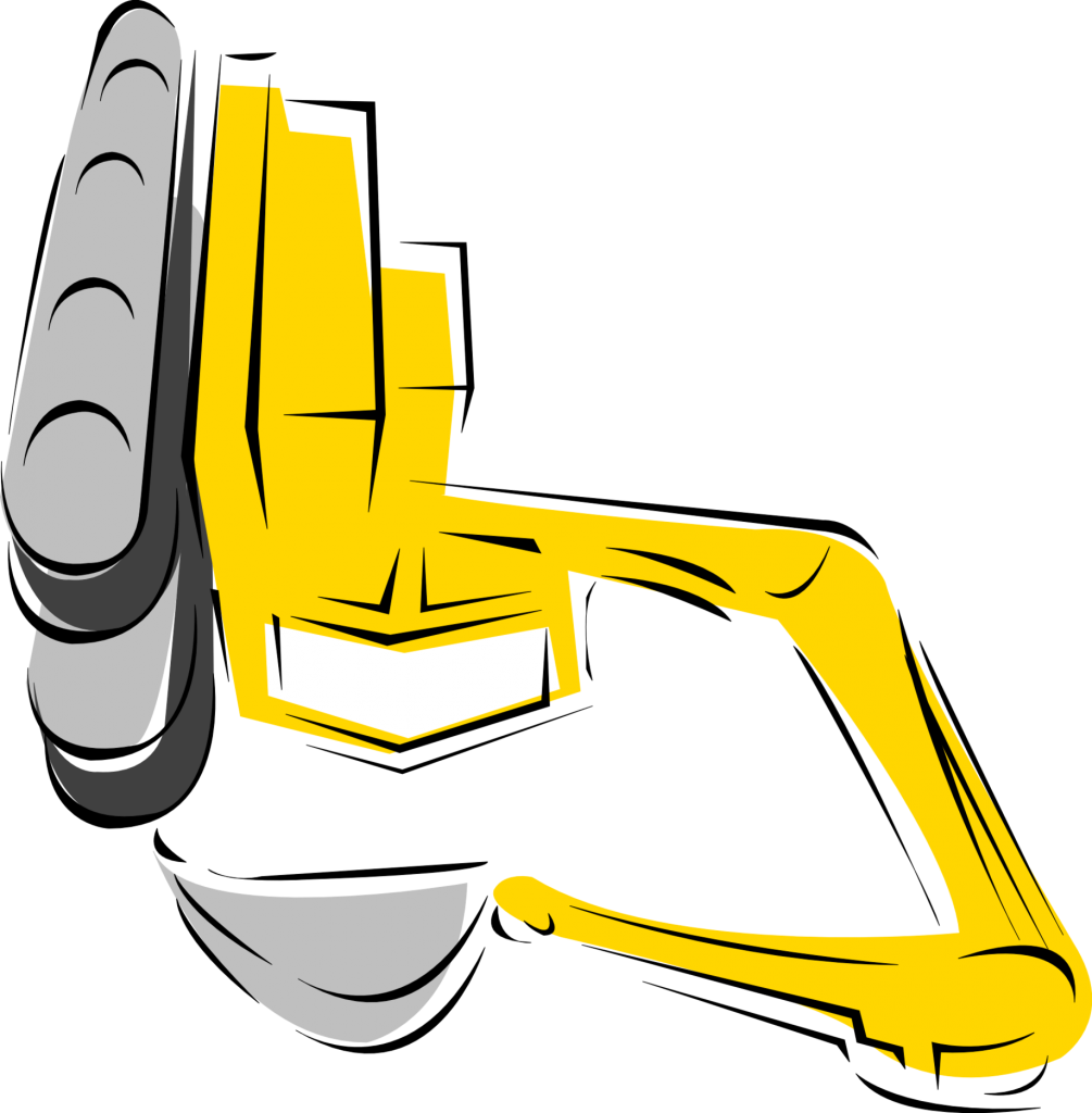 Backhoe Clipart Plant Machinery - Abbruch (1005x1024)
