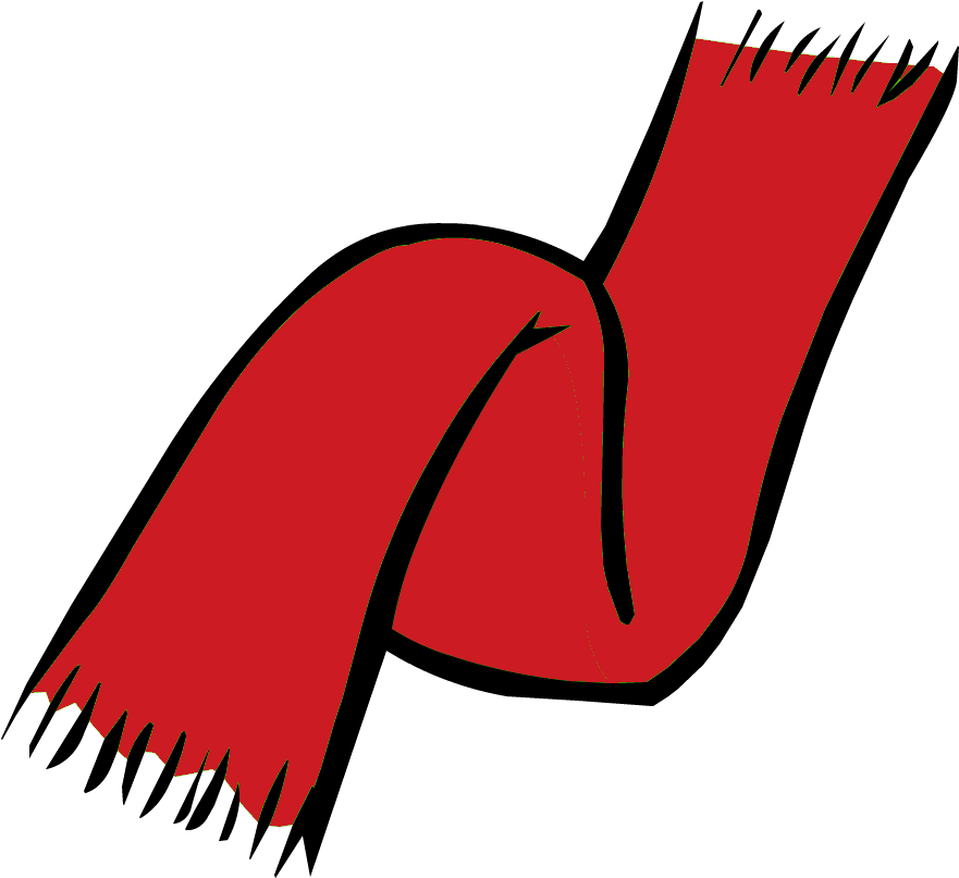 Scarf Clipart Red Scarf - Blue Scarf Clip Art (980x960)