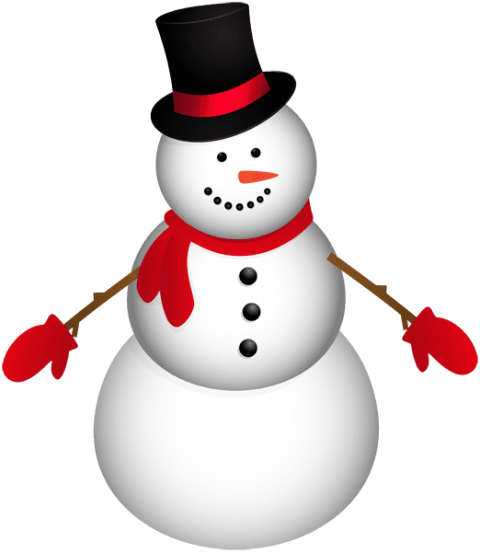 Free Png Snowman With Red Scarf Png - Familia Muñecos De Nieve Png (480x552)