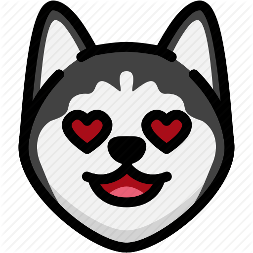 Husky Icon Clipart Siberian Husky Puppy Clip Art - Transparent Husky Icon (512x512)