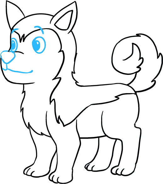 680 X 678 1 - Draw A Husky Easy (680x678)
