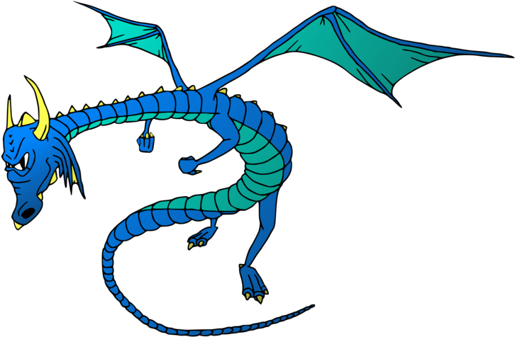 Blue Dragon Blue Dragon, Clip Art, Royalty Free Clipart, - Illustration (800x634)