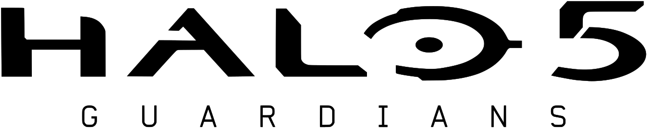Logo Halo 5 Guardians Schwarzsvg Wikimedia Commons - Halo 5 Logo Png (1280x253)