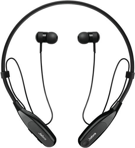 Headphones Jabra Halo Fushion Bluetooth, Black / Jabra - Jabra Neckband Bluetooth Headset (500x549)