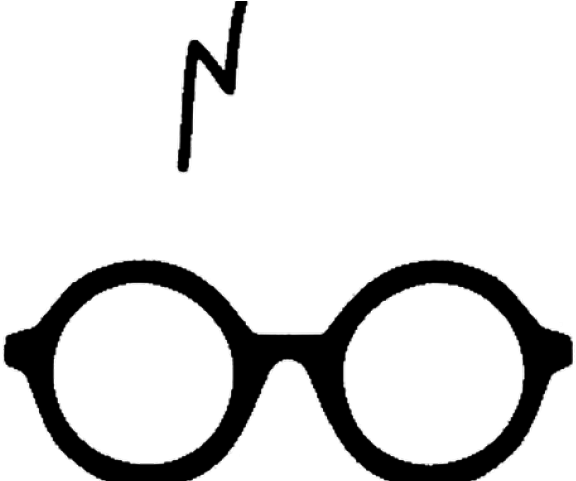 Harry Potter Clipart Glass - Harry Potter Glasses Png (640x480)