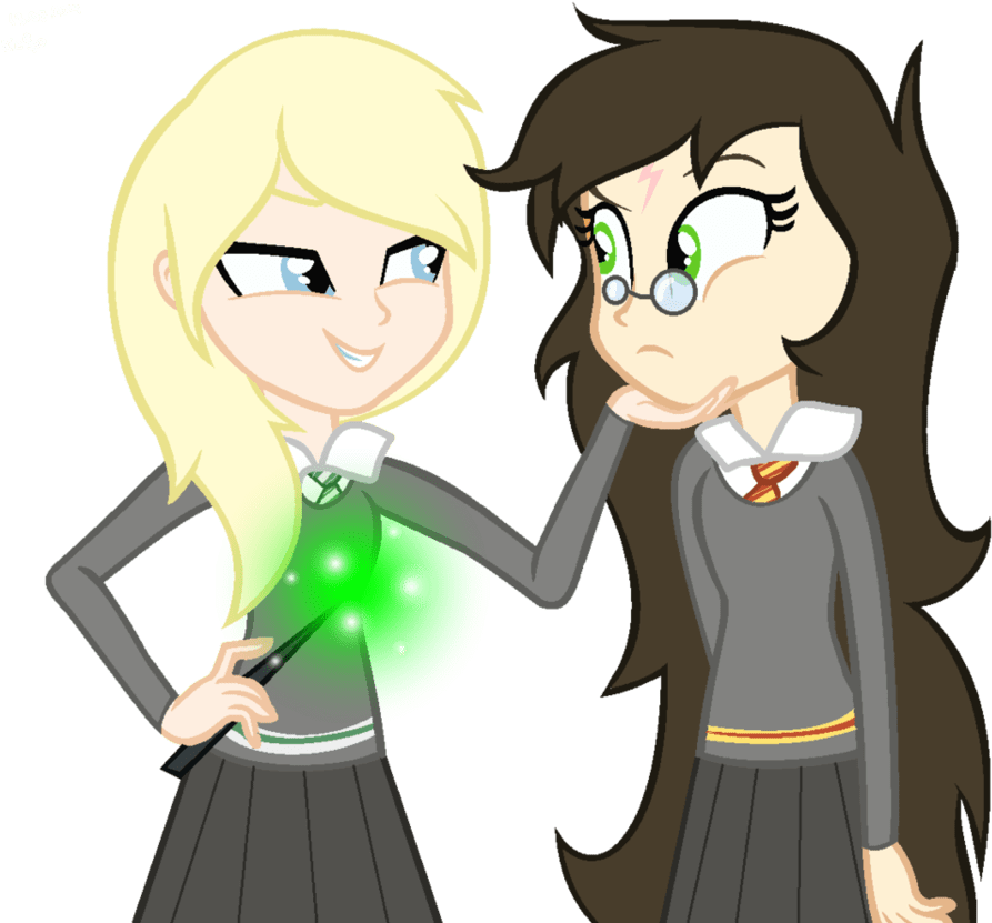 Harry Potter Cartoon Clip Art - Harry Potter Genderswap Draco (957x835)