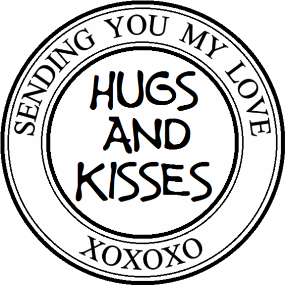 Kisses Clipart You - Hugs And Kisses For My Love (600x600)