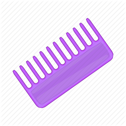Svg Hair For Free Download On - Cartoon Comb (512x512)