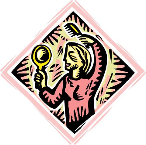 Women Combing Hair Royalty Free Vector Clip Art Illustration - Emblem (480x475)