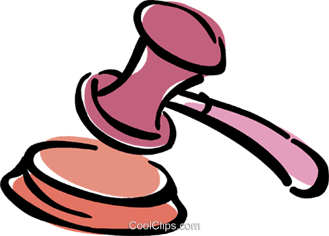 Download Clipart Source - Transparent Judge Hammer Cartoon (480x345)