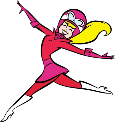 Free Png Download Penelope Pitstop Jumping Clipart - Penelope Pitstop (480x509)